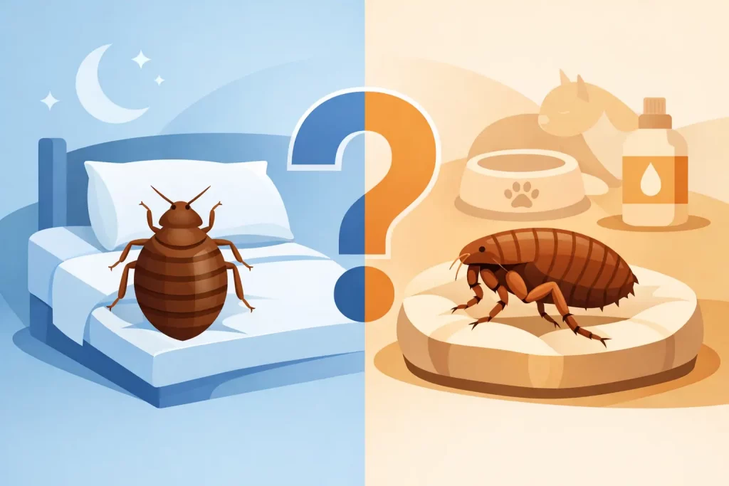 Are Bed Bugs and Fleas the Same?