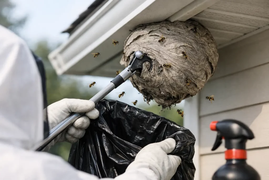 How to Remove Wasp Nest Safely