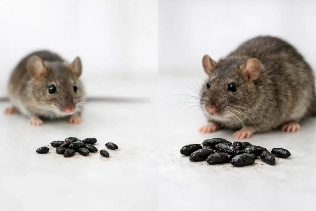 Mouse Droppings vs Rat Droppings