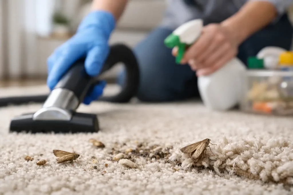 How to Remove Carpet Moths From Your Home