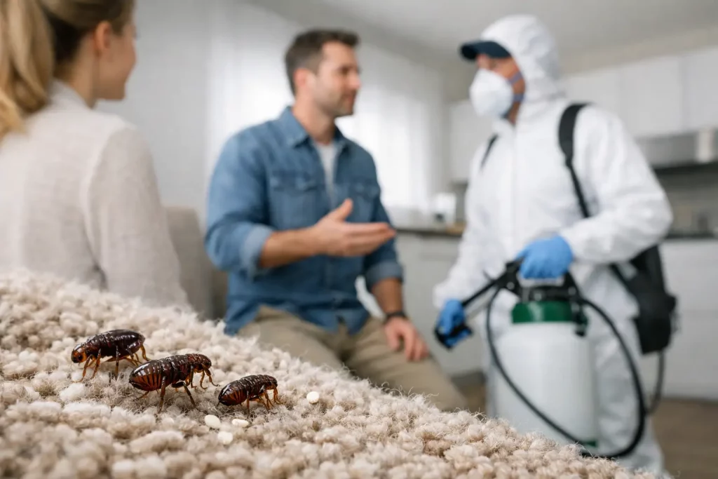 Who Handles a Flea Infestation in Rented Property?